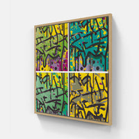 Graffiti Street Art Murals-Canvas-artwall-20x20 cm-Wood-Artwall