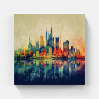 Contemporary City Skyline-Canvas-artwall-Artwall