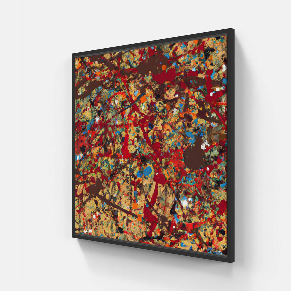 Pollock painting-Canvas-artwall-20x20 cm-Black-Artwall
