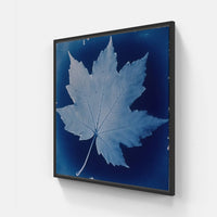 Cyanotype love-Canvas-artwall-20x20 cm-Black-Artwall