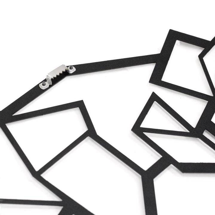 Decoration metal dinosaure