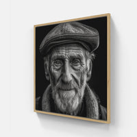 Reflective Gaze-Canvas-artwall-20x20 cm-Wood-Artwall