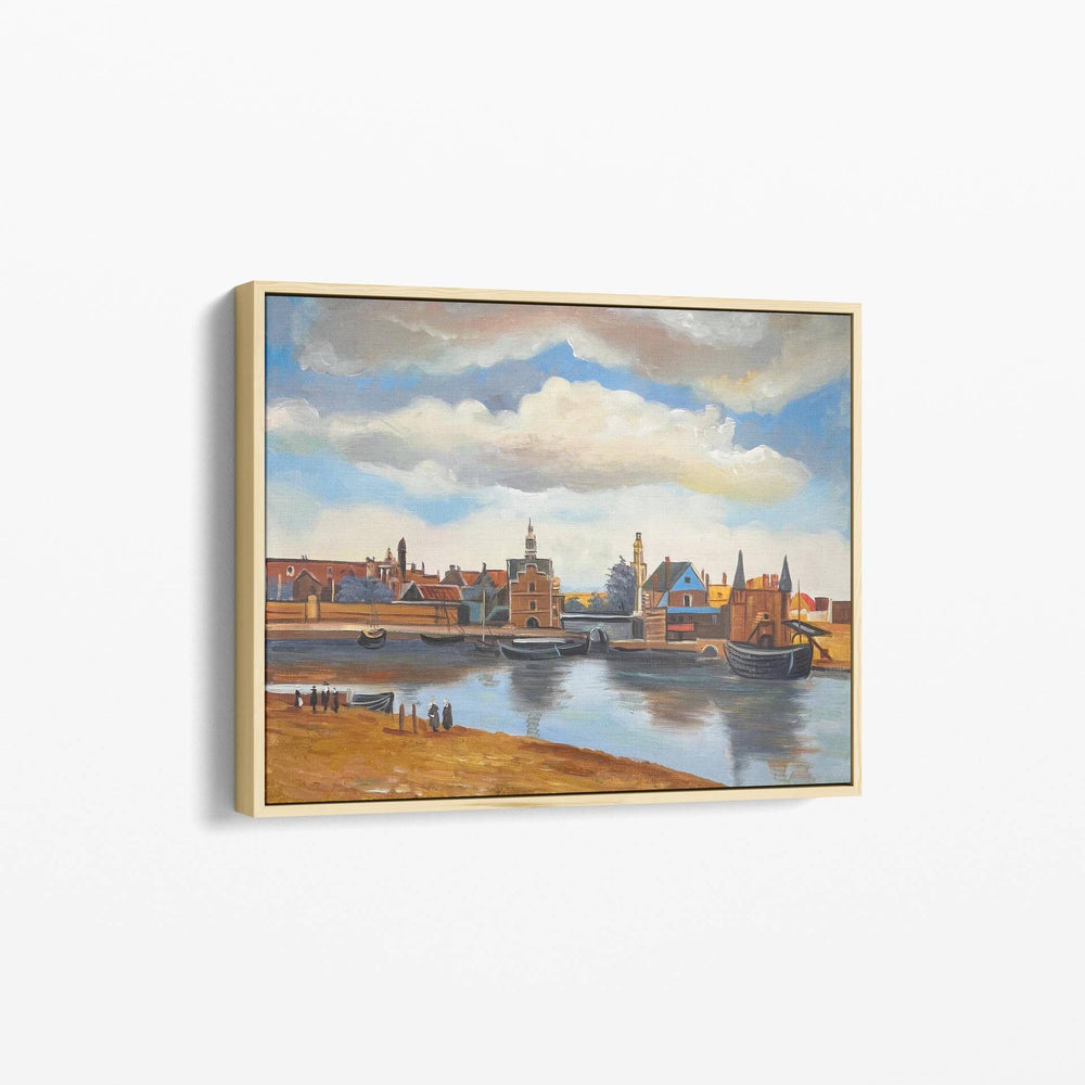 Vue de Delft par Johannes Vermeer - Tableau reproduction
