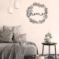Déco métal home fleurs