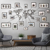 Décoration carte monde bulle