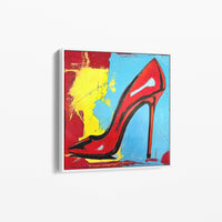 Glamour Woman Shoes Tableau Abstrait
