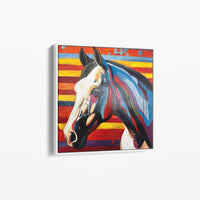 Toile Peinture Eclat du Cheval