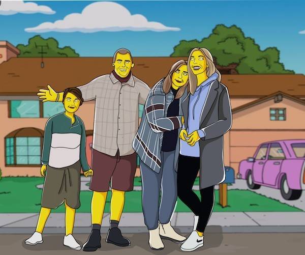 Tableau portrait Simpson