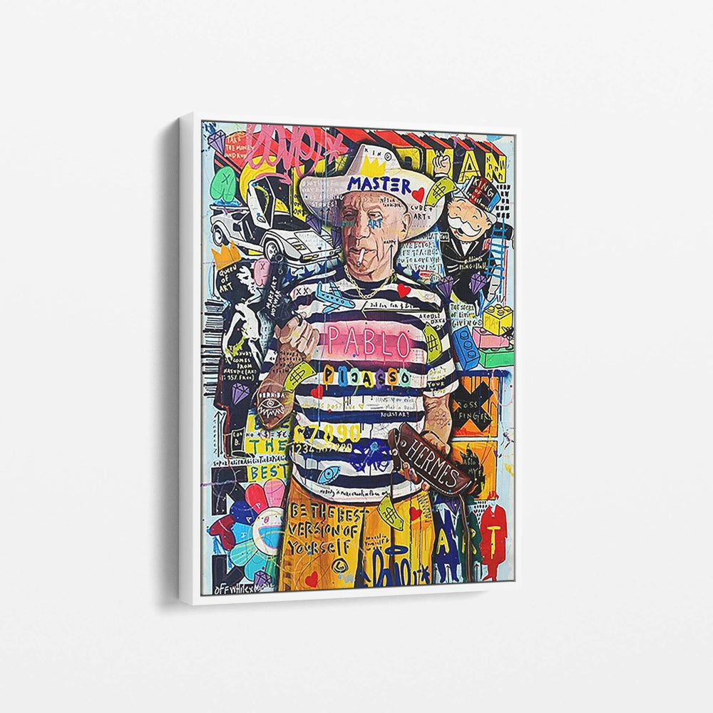 Tableau Pop Art "Maître du Cubisme"