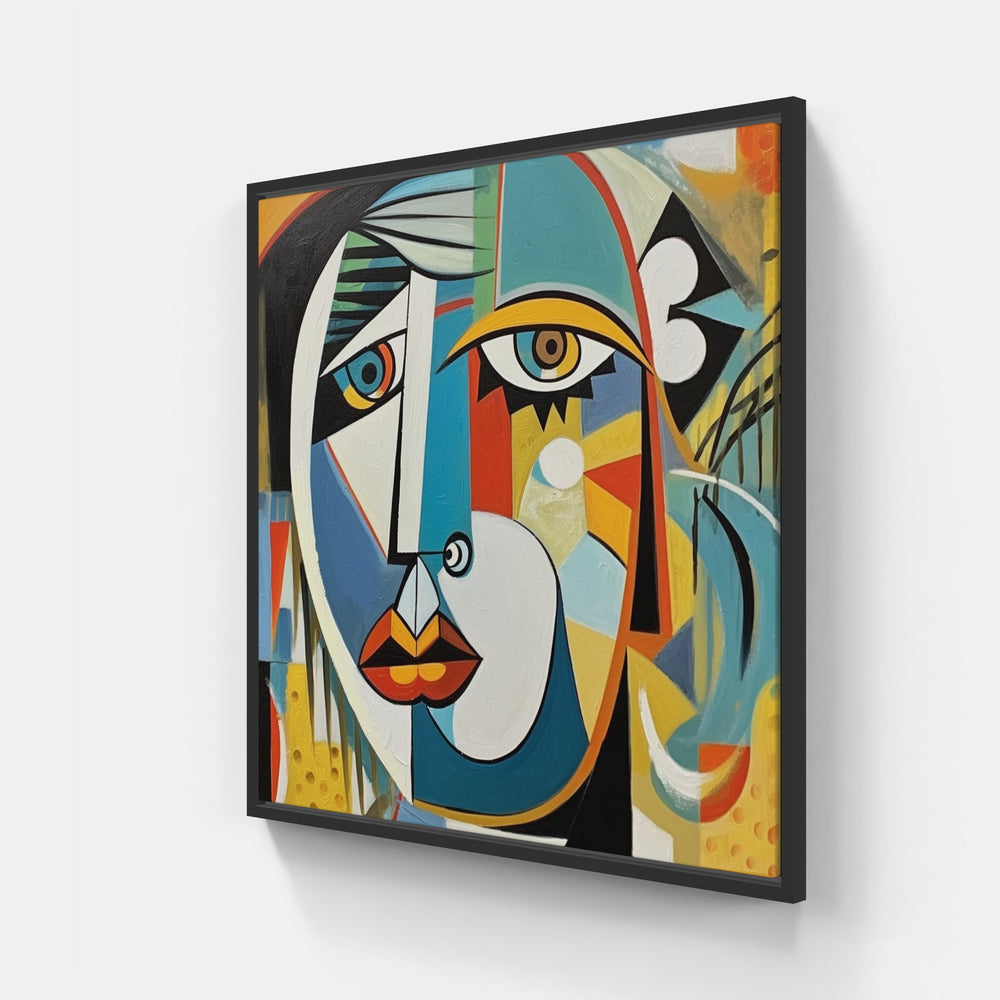 Picasso's Abstract Interpretations-Canvas-artwall-20x20 cm-Black-Artwall