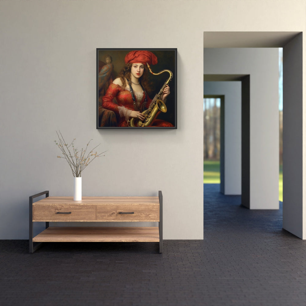 Enchanting Saxophone Vibes-Canvas-artwall-Artwall