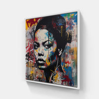 Street Dance Rhyme-Canvas-artwall-20x20 cm-White-Artwall