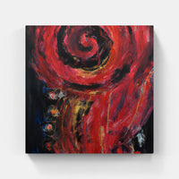 Red rose petals-Canvas-artwall-Artwall