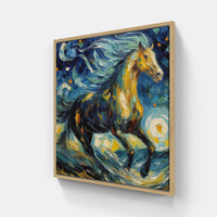 Galloping Horse Speed-Canvas-artwall-Artwall