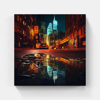 Nightfall in the City-Canvas-artwall-Artwall