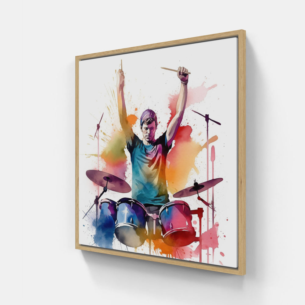 Rhythmic Drum Art-Canvas-artwall-Artwall