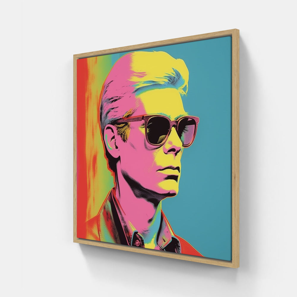 Warhol's Creative Kaleidoscope-Canvas-artwall-20x20 cm-Wood-Artwall