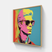 Warhol's Creative Kaleidoscope-Canvas-artwall-20x20 cm-Wood-Artwall