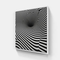 Illusionary Depths Unveiled-Canvas-artwall-20x20 cm-White-Artwall