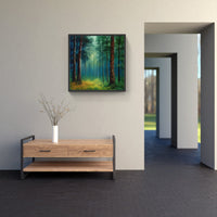 Serene Forest Lake-Canvas-artwall-Artwall