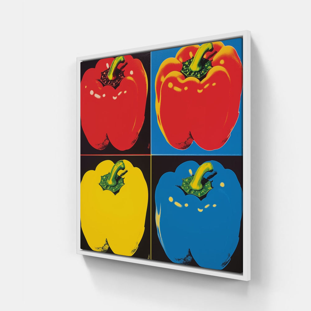Iconic Andy Warhol Creation-Canvas-artwall-20x20 cm-White-Artwall