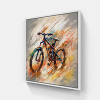 Pedal-Powered Artistry-Canvas-artwall-20x20 cm-White-Artwall