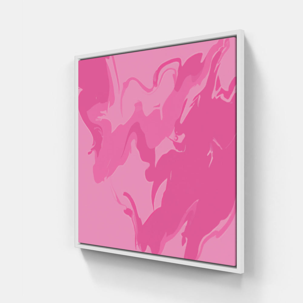 Pink Surprise Joy-Canvas-artwall-20x20 cm-White-Fine Paper-Artwall