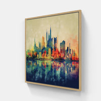 Contemporary City Skyline-Canvas-artwall-Artwall