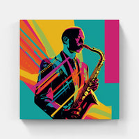 Melodic Saxophone Harmony-Canvas-artwall-Artwall