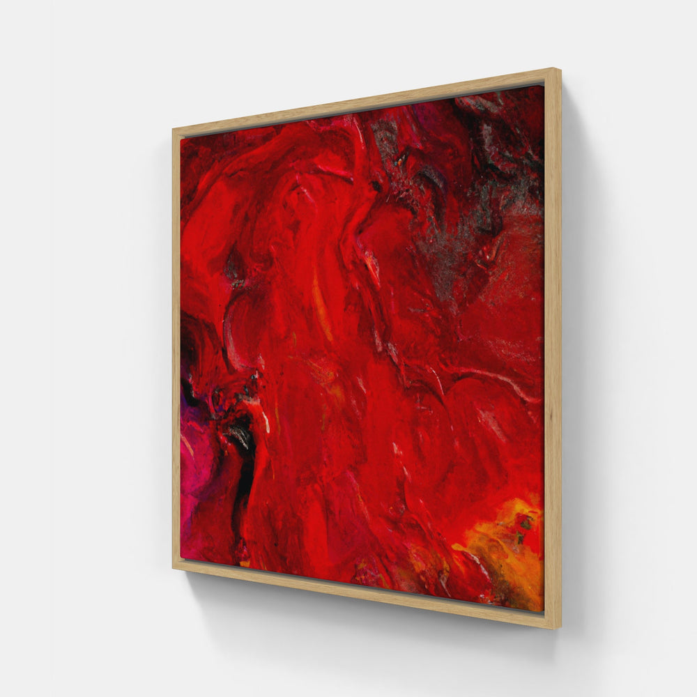 Redemption sweet red-Canvas-artwall-20x20 cm-Wood-Artwall