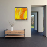 Orange sunrise warmth-Canvas-artwall-Artwall