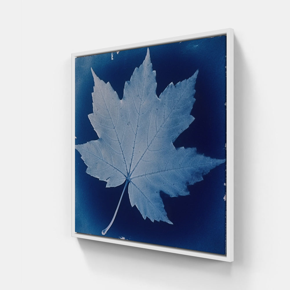 Cyanotype love-Canvas-artwall-20x20 cm-White-Artwall