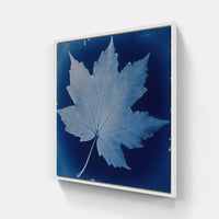 Cyanotype love-Canvas-artwall-20x20 cm-White-Artwall