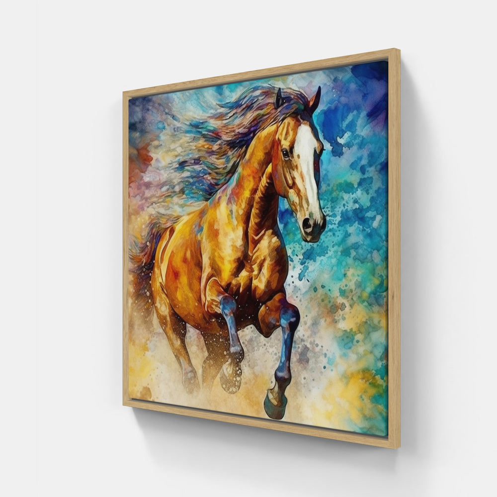 Graceful Horse Canter-Canvas-artwall-Artwall