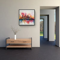 Striking City Skyline-Canvas-artwall-Artwall