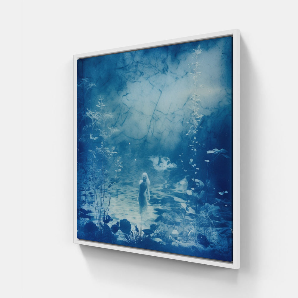 Cyanotype Legacy Preserved-Canvas-artwall-20x20 cm-White-Artwall