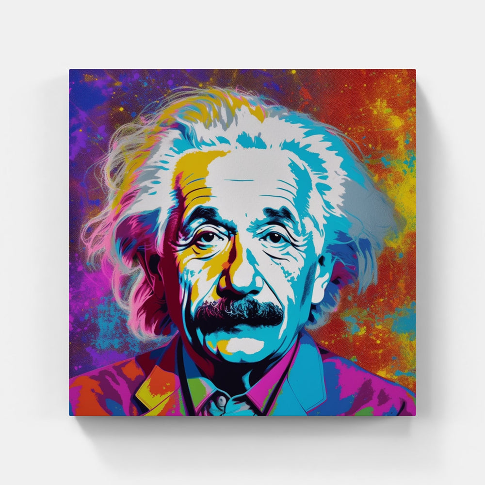 Einstein love spirit-Canvas-artwall-Artwall