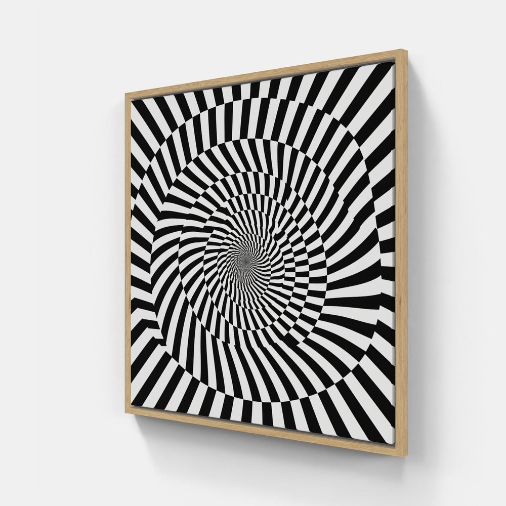 Visions of Optical Magic-Canvas-artwall-20x20 cm-Wood-Artwall