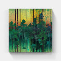 Foggy Forest Morning-Canvas-artwall-Artwall