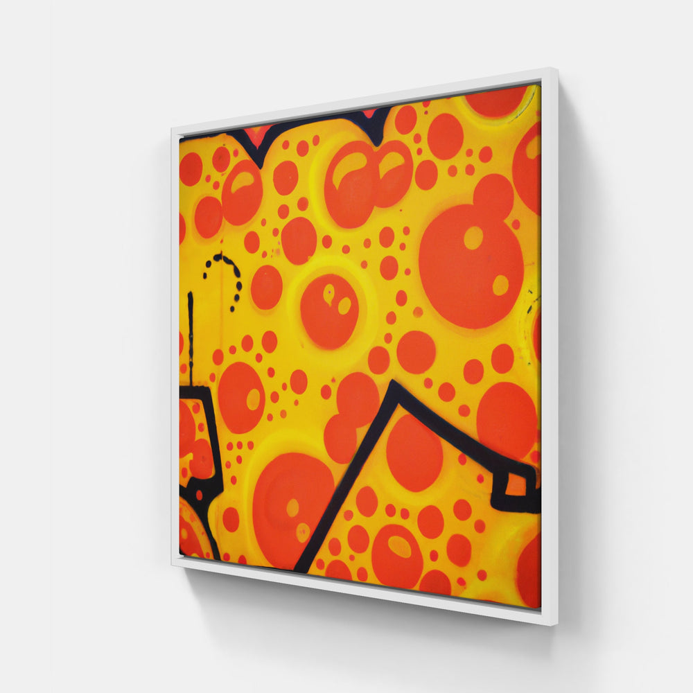 Graffiti Vibrant Expressions-Canvas-artwall-20x20 cm-White-Artwall