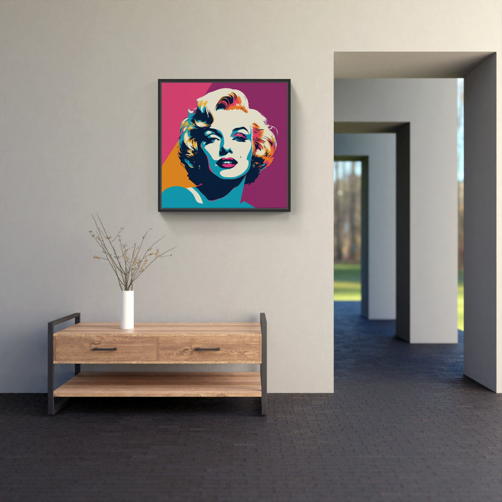 Marilyn Monroe Pop style-Canvas-artwall-Artwall