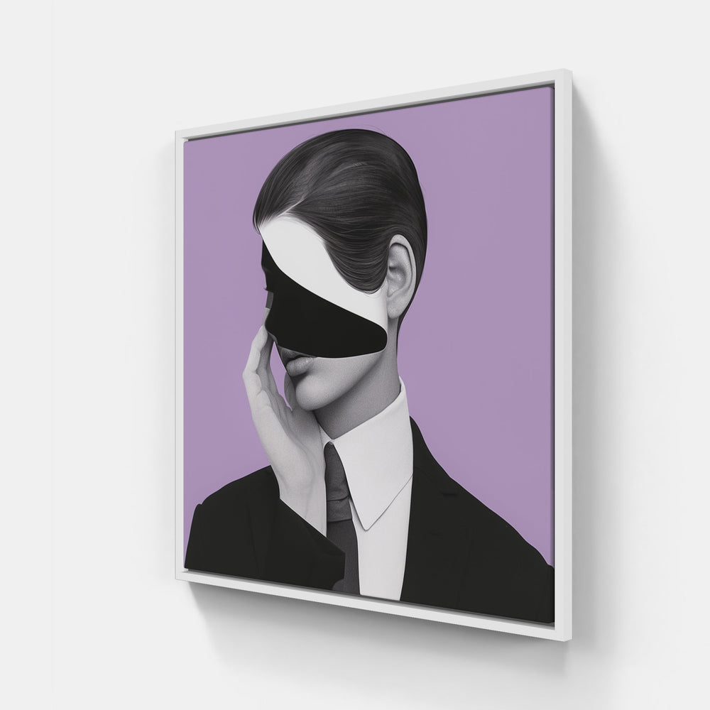 Surreal Collage Reverie-Canvas-artwall-20x20 cm-White-Artwall