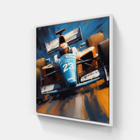 The Formula 1 Revolution-Canvas-artwall-20x20 cm-White-Artwall