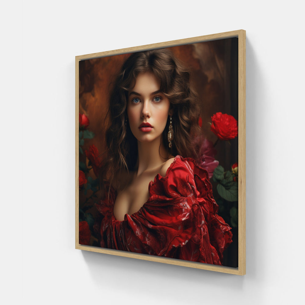 Timeless Glamour Preserved in Fashion-Canvas-artwall-Artwall