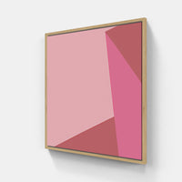 Pink time blossom fragrant-Canvas-artwall-20x20 cm-Wood-Fine Paper-Artwall