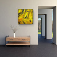 Yellow sunlight glows-Canvas-artwall-Artwall