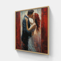 Amorous Embrace Harmony-Canvas-artwall-Artwall