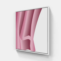 Pink timeless beauty-Canvas-artwall-20x20 cm-White-Artwall