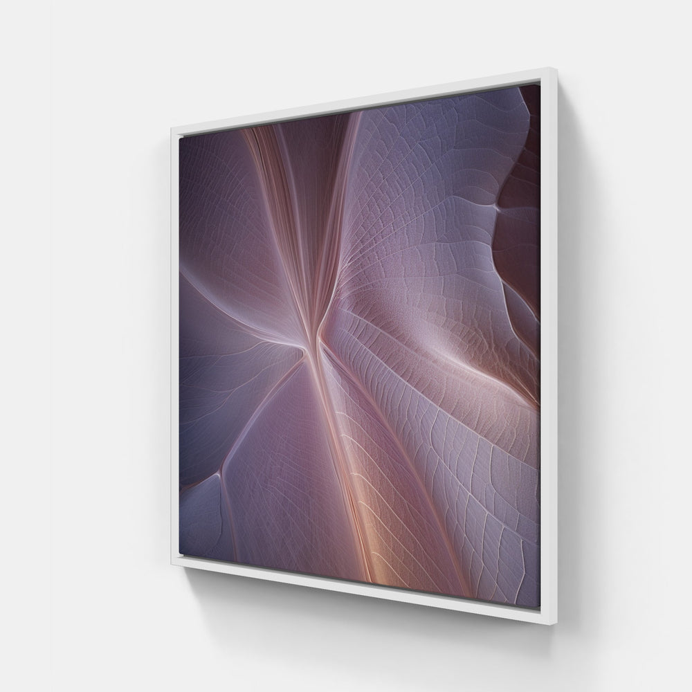 Abstract Serenity Flow-Canvas-artwall-40x40 cm-White-Artwall