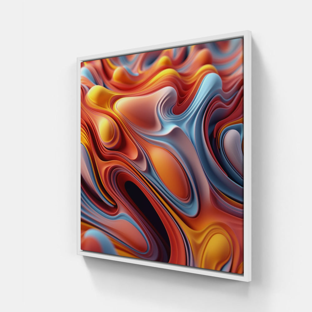 Morphing Geometry-Canvas-artwall-20x20 cm-White-Artwall